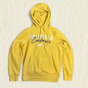 Hollister yellow hoodie size s